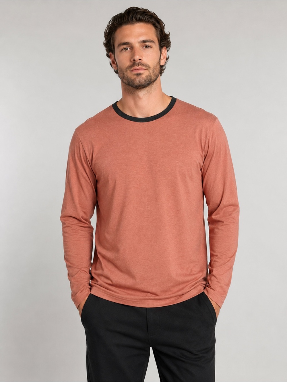 PD&C Men’s The Athletic Tee Long Sleeve Shirt NWT